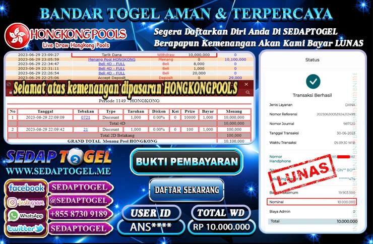 bukti jp togel