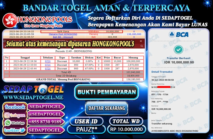 bukti jp togel 