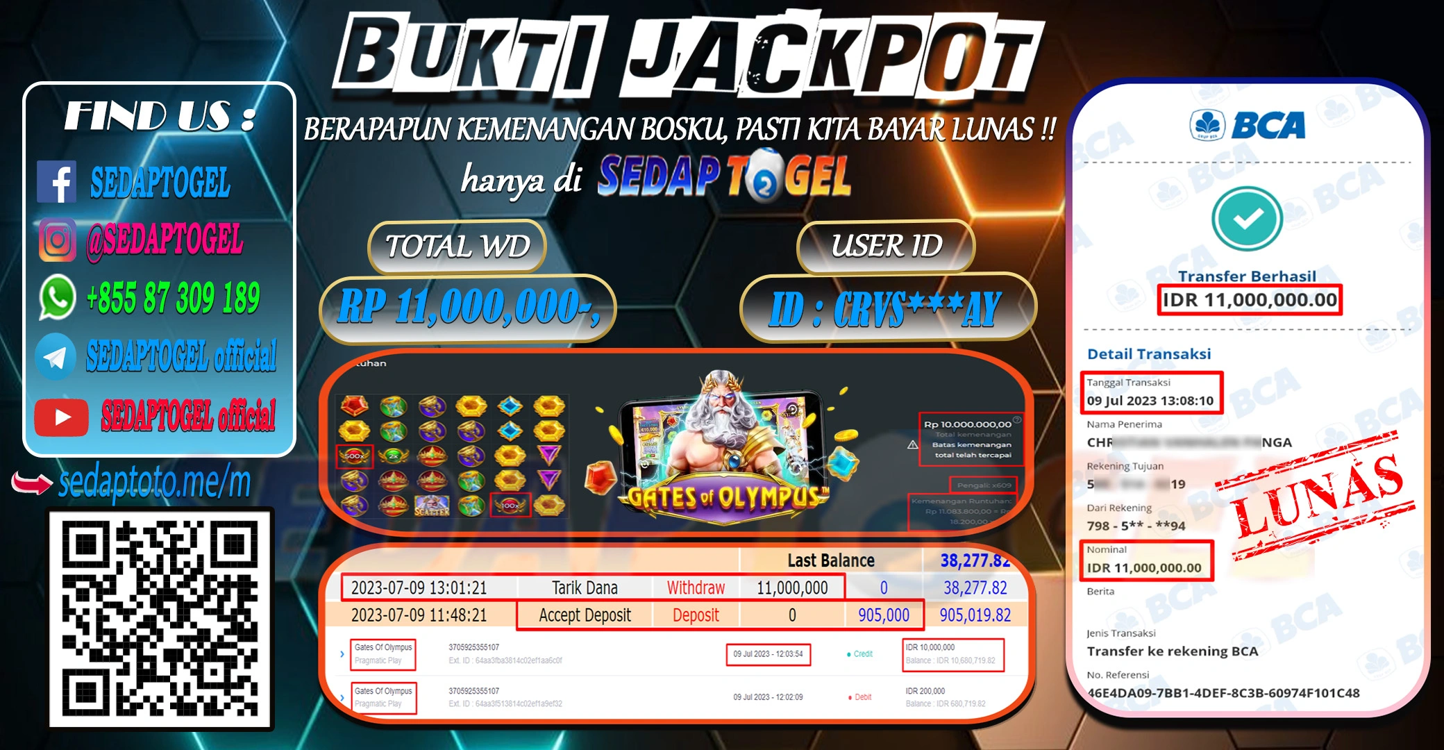 bukti jackpout slot 