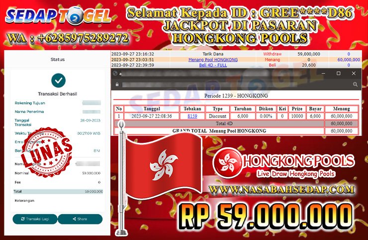 bukti jackpout togel