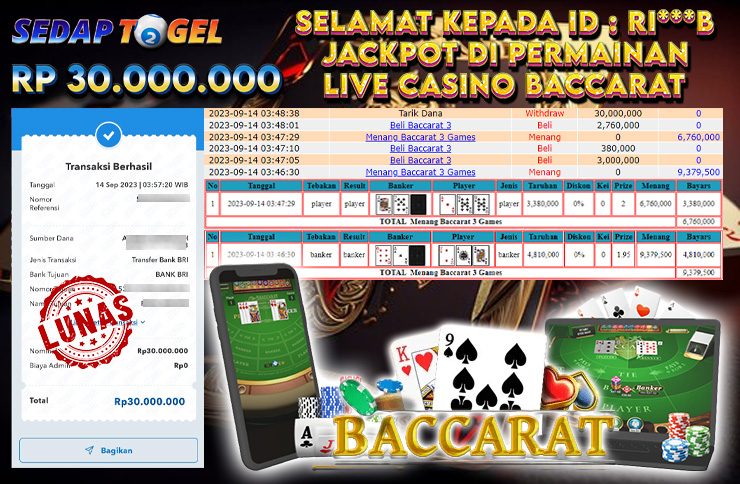 bukti jackpot live games