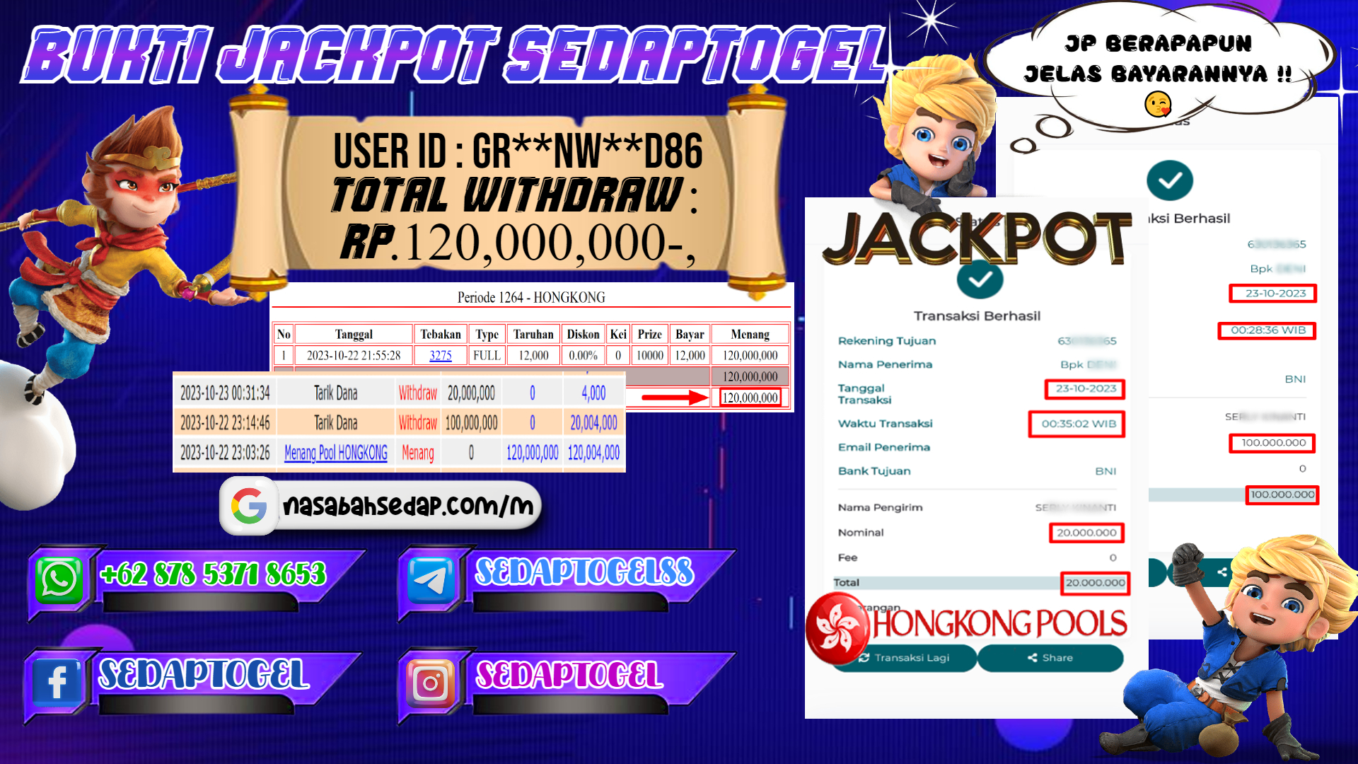 bukti jp togel