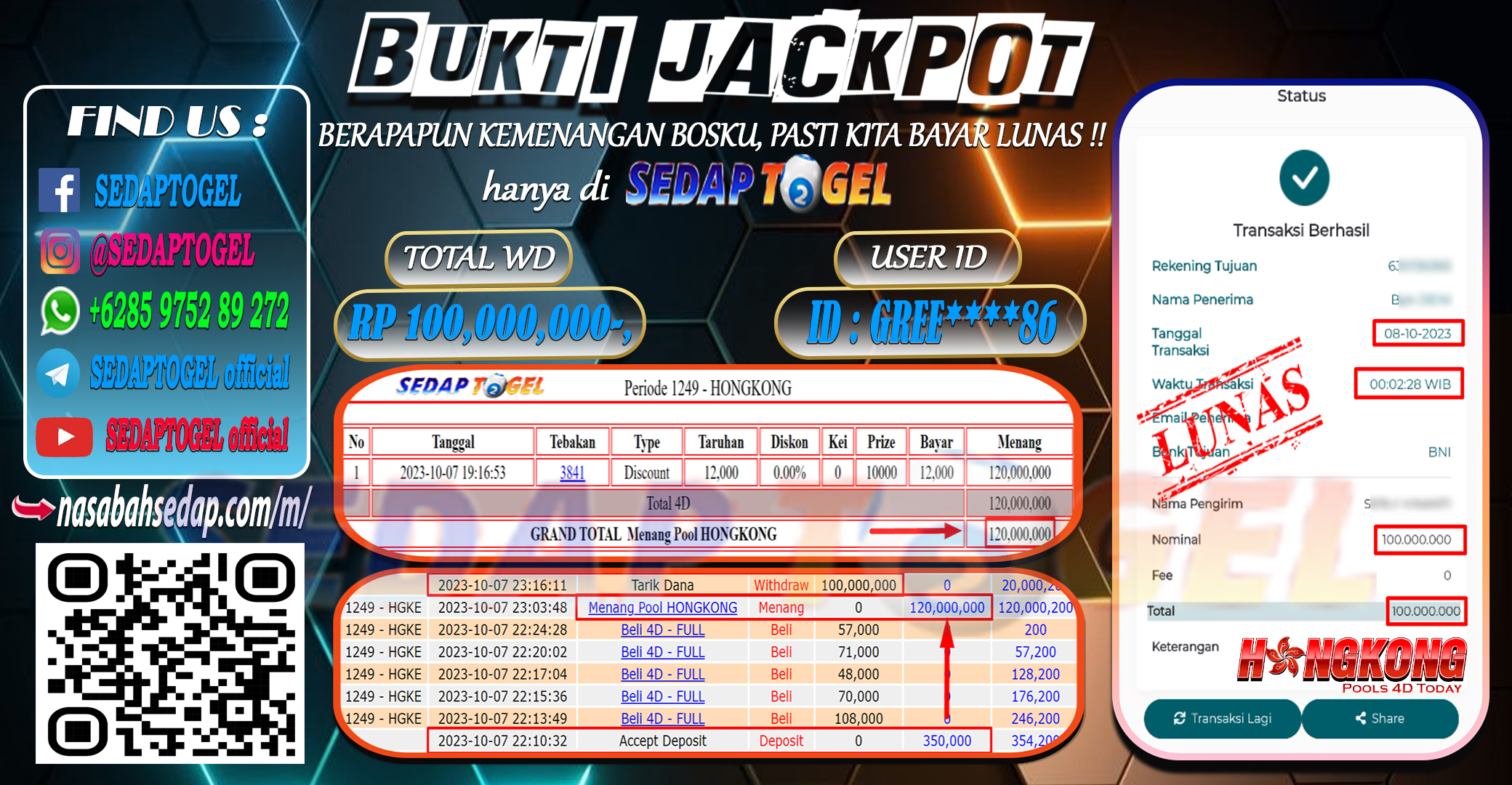 bukti jp togel