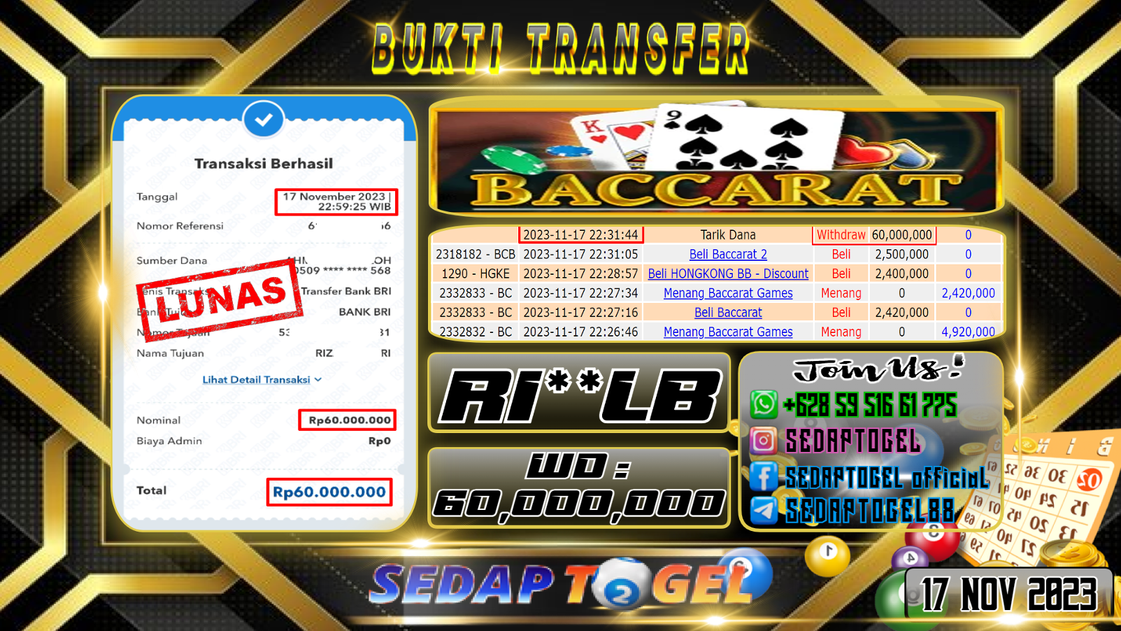 bukti jp live casino