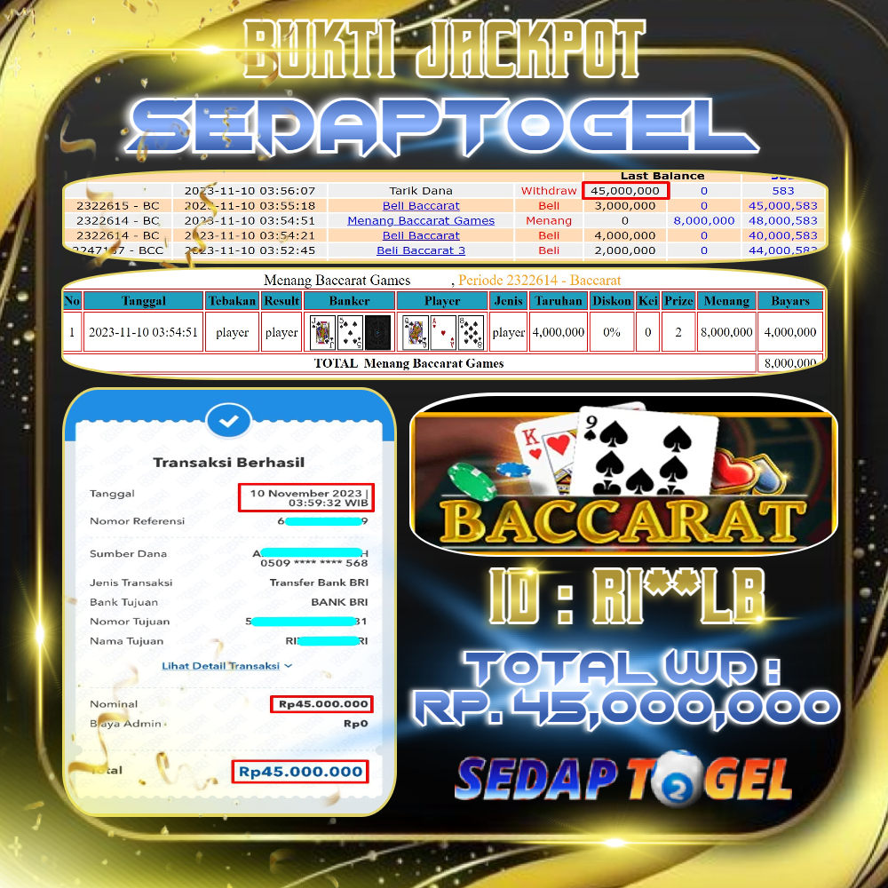 bukti jp live casino