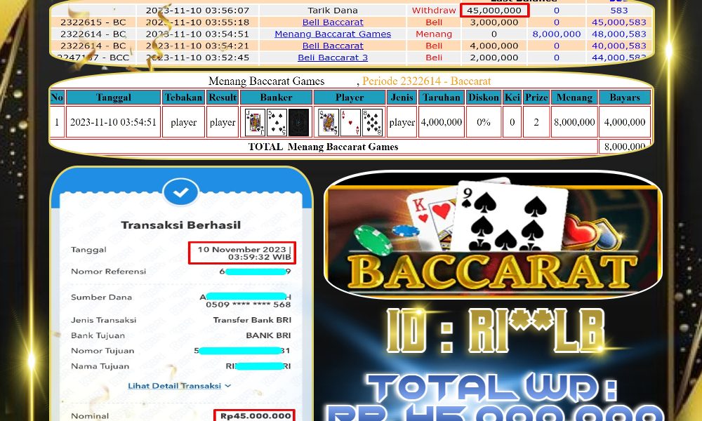 bukti jp live casino