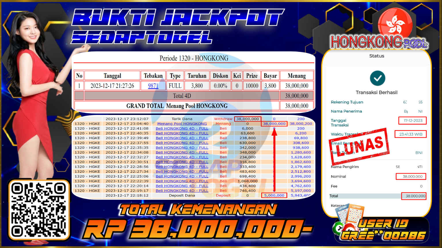 bukti jackpot togel