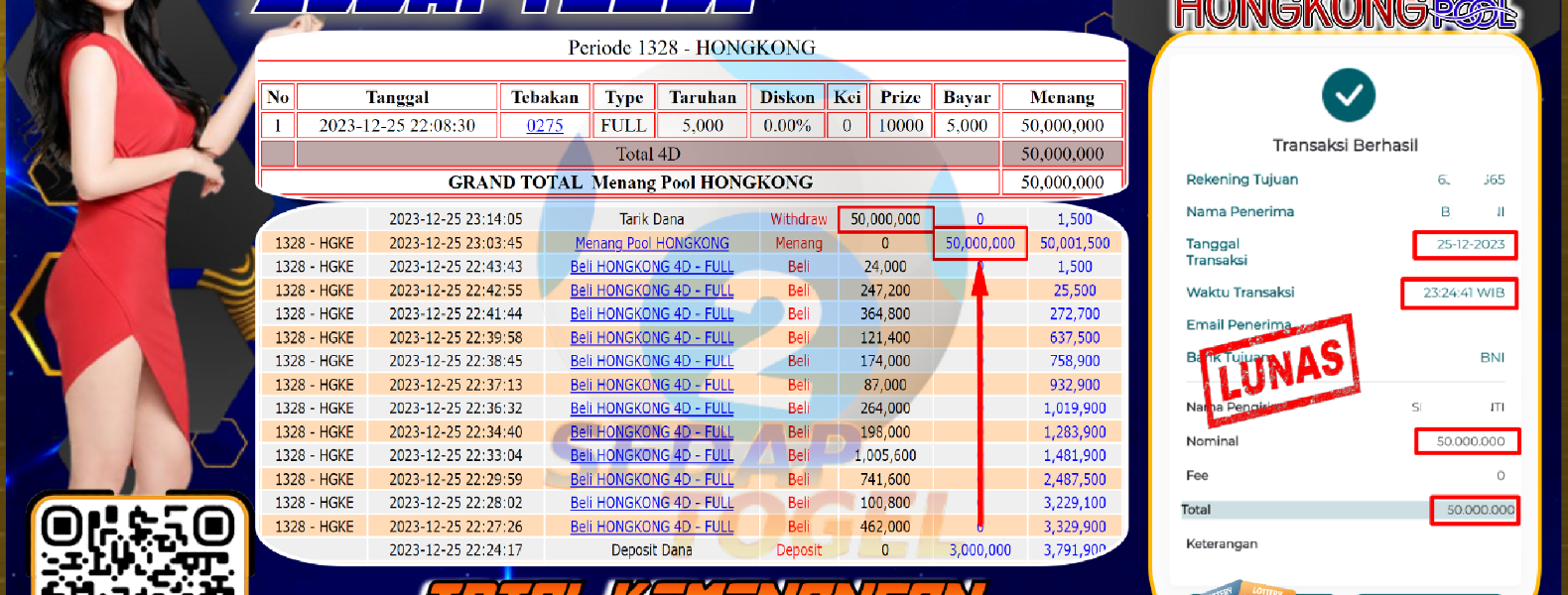 bukti jackpot togel