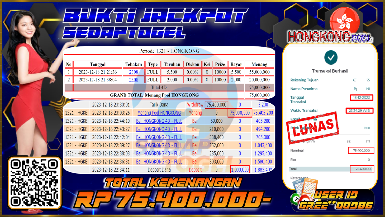 bukti jackpot togel