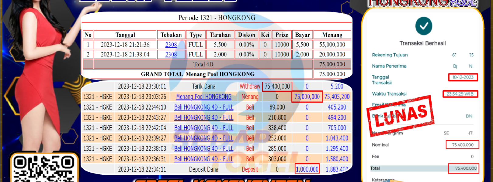 bukti jackpot togel