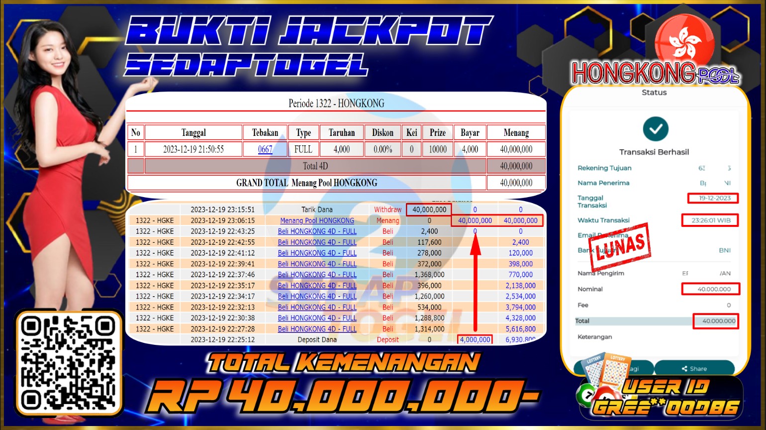 bukti jackpot togel