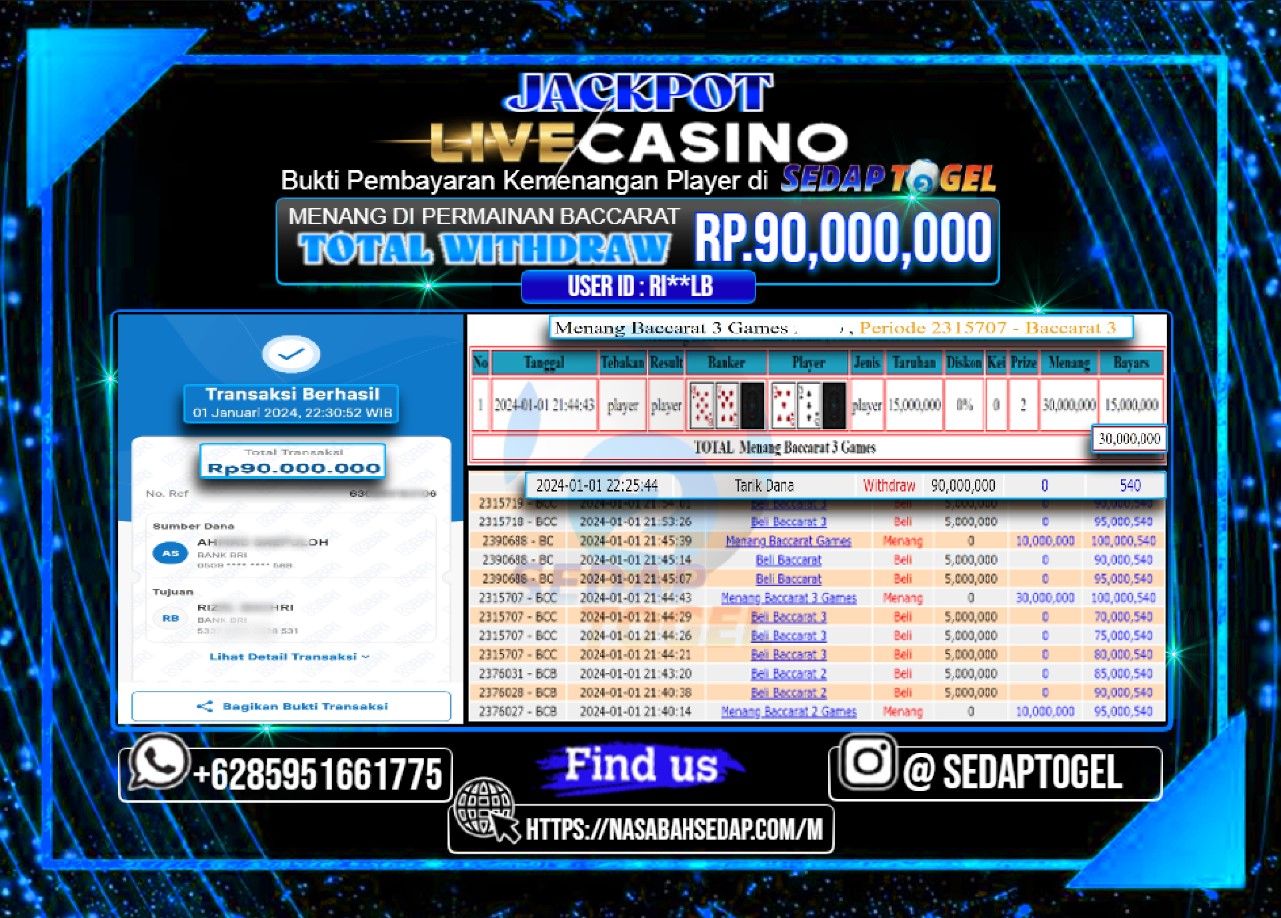 bukti jackpot togel 