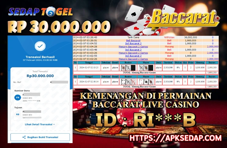 bukti jackpot live casino